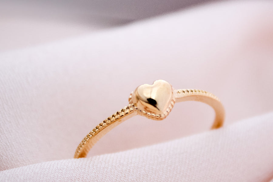 Anillo mini corazón