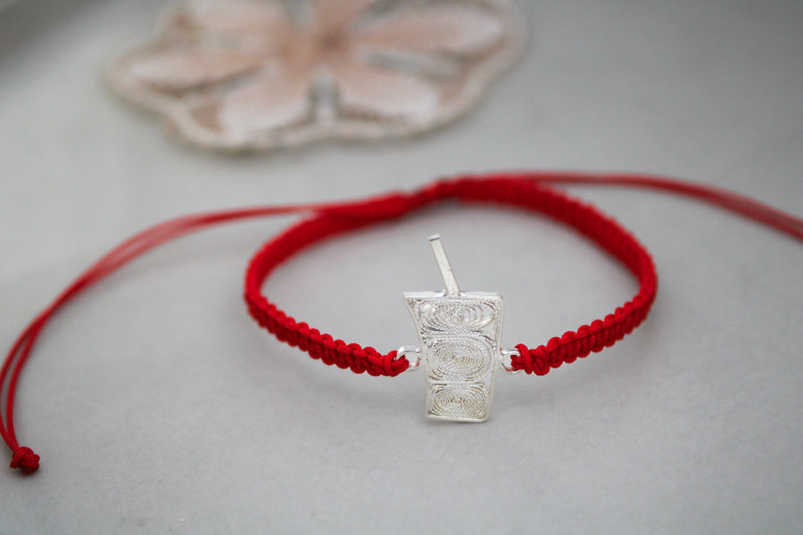 PULSERA HILO ROJO C/GUAMPA
