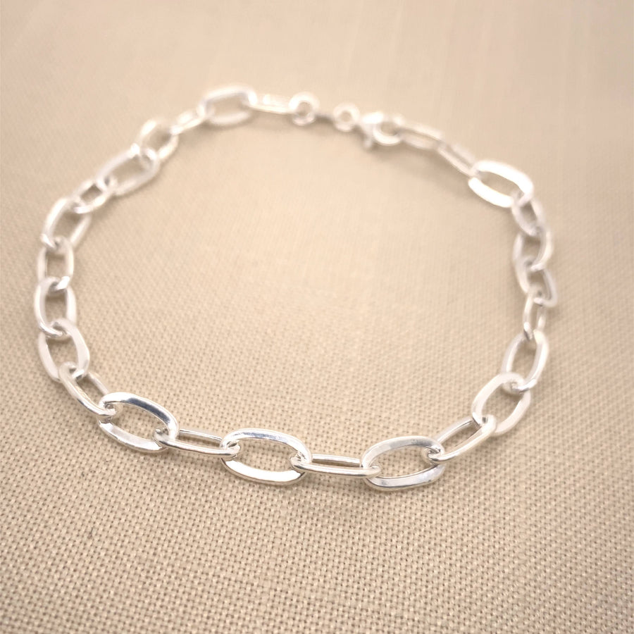 Pulsera eslabon - Silver Line