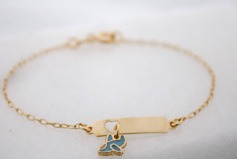 Pulsera infantil con dije avión