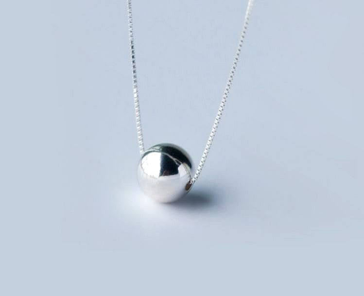 Collar con pasante (ball) - Silver Line